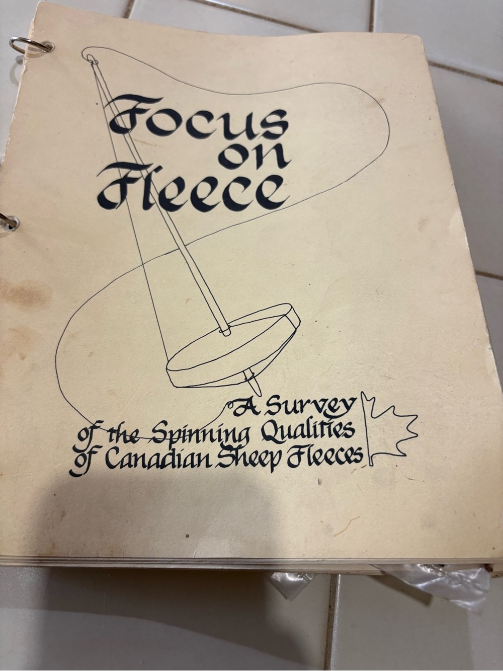 Focus on Fleece Booklet – Cream Cover